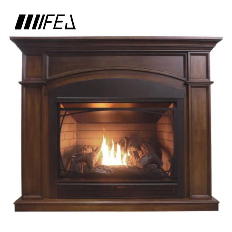 Efficient and convenient gas fireplace