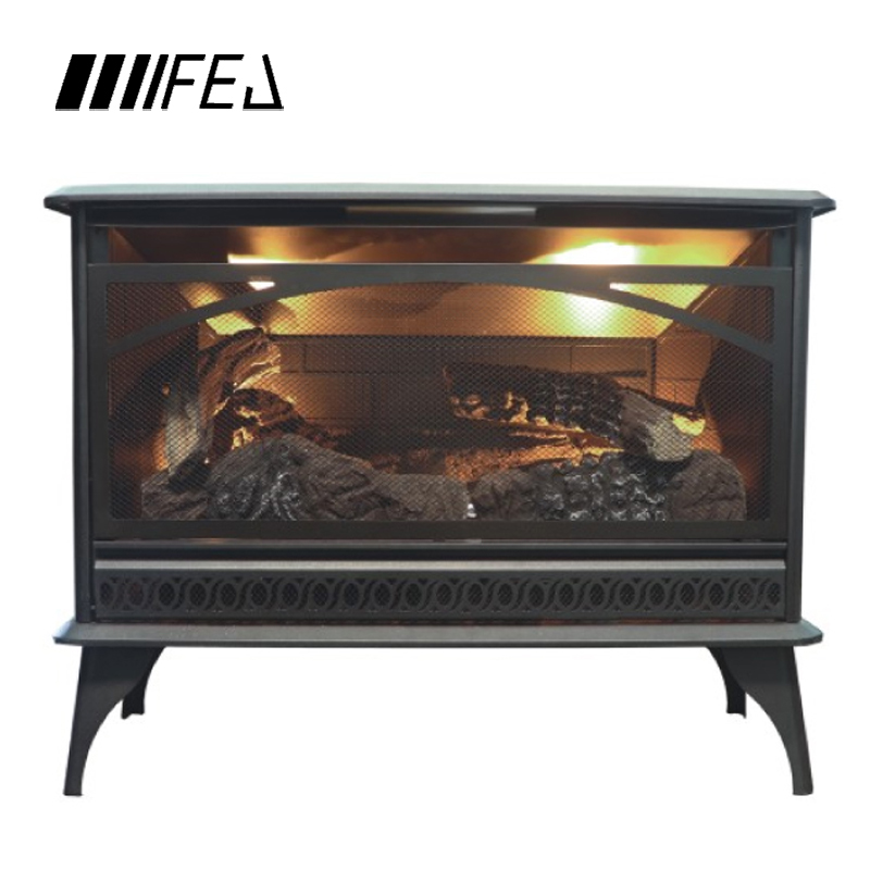 Efficient and convenient gas fireplace